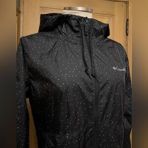 COLUMBIA polka dot windbreaker M